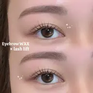 🩵【ご新規様】アイブロウWAX & 似合わせラッシュリフト