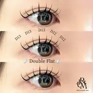 LEDマツエク120本＋束感コーティング付き✨/高級フラットラッシュ使用✨デザインご相談可能です⚪︎