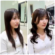 【お悩み解消】前髪パーマ+カラー🌀🌈前髪パーマはストレートパーマもできます！