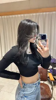 【人気No.1】🍭カット+ワンカラー+Aujua4stepトリートメント