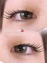 持続力⭕️LEDエクステ🔦フラットラッシュ100本✨️オフ無料🌸