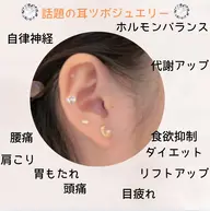 耳から始めるご褒美美容【耳ツボジュエリー💎】10粒