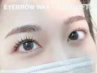SET【平日価格¥7900】アイブロウ美眉デザインwax+似合わせデザインまつ毛パーマ※注意事項必ずお読みください