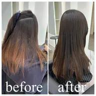 🌿カット+縮毛矯正+疎水デトックストリートメント🌿