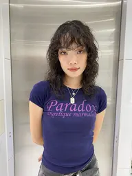 カット+デジタルパーマ