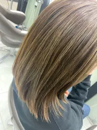 カット+アディクシーカラー+髪質改善ULTOWA水素トリートメント