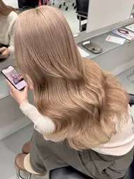 【ご新規様限定価格💫】ダブルカラー+オージュアトリートメント+ブロー🎀