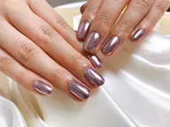 オーロラ🩵ミラーネイルモデル💅オフあり