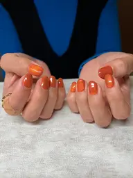 【オフ込】ハンドネイル✨マグネットネイル(2色まで可) 他店オフの場合＋500円