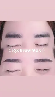 🍒【メンズにも人気👦🏻】アイブロウwax+間引き🍒(指名料込)