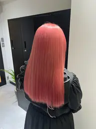 🩵【ミニモ限定20%off】🩵Wカラー（全頭ケアブリーチ＋カラー）＋Aujuaケアマスク🫧