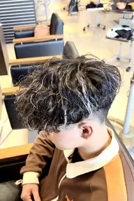 メンズカット+メッシュカラー(ブリーチ1回)