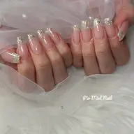 [お気に入りした方限定] 🎀チップ長さだし10本＋マグネット🌻グラデーション🌻ミラ