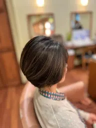 ［白髪ボカシハイライトカラー］