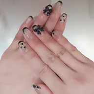 フレンチネイル💙【パラジェル】