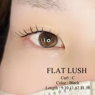 マツエク120本👑フラットラッシュ使用🌷束感仕上げ👀モデル様価格🧸