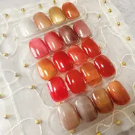 暖色ハンドマグネット🧲ネイル（オフなし）