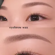 【ミニモ学割対象メニュー】アイブロウwax脱毛(メイク無し)学生以外の方でも！