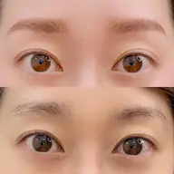 アイブロウWaxと上睫毛パーマ✨