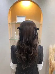 ハーフツインアレンジ