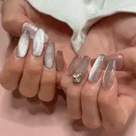 🦢minimo限定!!10本チップ長さ出し＆マグネットワンカラー🦢（ハンド・オフ無し）