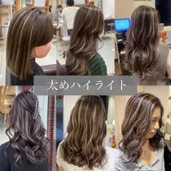 【人気No2✨】コントラストハイライトカラー+コーティングTR (※カット追加希望の方+3300円 別担当者)