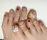 🦶【オフ込み】ワンカラー＋120分パーツつけ放題✨