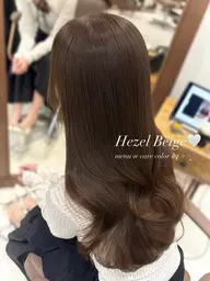 【🎀期間限定クーポン🎀】カット＋ワンカラー＋プチトリートメント＋超音波アイロン🤍（Aujua変更＋¥3300）