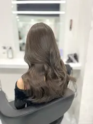 💗期間限定💗透明感カラー➕髪質改善トリートメント➕コテ巻き仕上げ💕