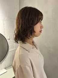 カット+くるくるパーマ+システムトリートメント🩷