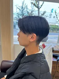 【Men's】メンズカット+パーマ+眉WAX