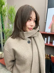 [ミニモ学割] 似合わせカット　＋　透明感カラー　＋トリートメント