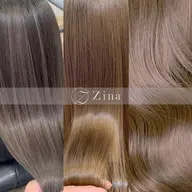 髪質改善inケアカラー🫧✨+3stepTR