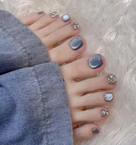 【フット】【マグネット+4本パーツ埋め尽くし】6900円ソフトジェルオフ無料