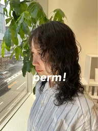 【さらっとお洒落♡⸝】カット＋コスメパーマ＋３stepトリートメント🕊️