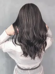 【✨透明感抜群✨】カット+ハイライト20枚+フルカラー+プラチナトリートメント