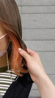 💎ɴᴇᴡ💎 インナーカラー(ブリーチなし) + カット+カラー + プチトリートメント