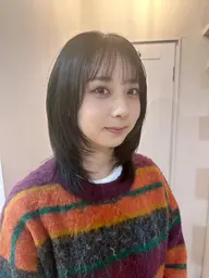 レイヤーカット＋カラー＋色持ちUPトリートメント【代官山/レイヤーカット/ハッシュカット/韓国ヘア】