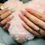 フットネイル💅(ワンカラー ビーズ シール 付け放題 オフなし）