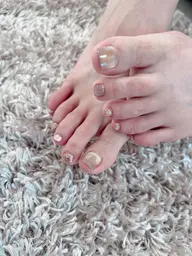 フットネイル6000円　(アート込み)