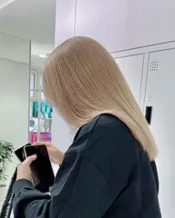 【 徹底ケア 】ケアブリーチ（根元リタッチ）& ケアカラー &（オージュア）システムトリートメント🎀*:。