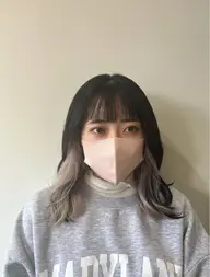 ⦅嘉島エリア最安値❤️🔥⦆カット➕インナーカラー➕プレミアムカラー🩵(イヤリングカラー)🌷