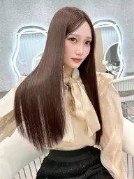 【🔥4月限定🔥】【❗️40%off❗️】【似合わせカット✨+美髪縮毛矯正🌈1ステップ艶トリートメント🫧】