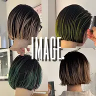 【ボブ限定】カット+デザインカラー(ブリーチ込み)+トリートメント