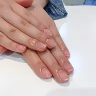 《ケアと磨きだけでうる艶爪へ》ハンド甘皮ケア＋ファイリング＋お爪磨き