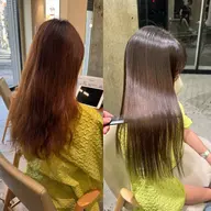 【２回目以降】髪質改善縮毛矯正＋カット¥39050→¥19000