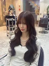 似合わせ艶カラー/シャンプーブロー込み