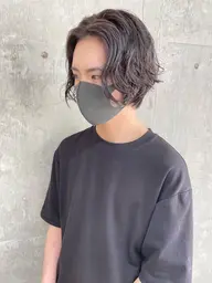 【メンズ当日クーポン50%OFF】メンズカット+炭酸クレンジングシャンプー【メンズ】【ベージュ】【レイヤーカット】