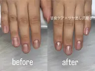 💎ハンドジェルオフのみ(スカルプオフ+¥800)ツヤ出し爪磨きサービス✨