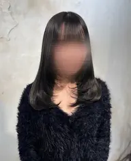 ⚜️顔周りレイヤーカット➕ワンカラー‪⚜️